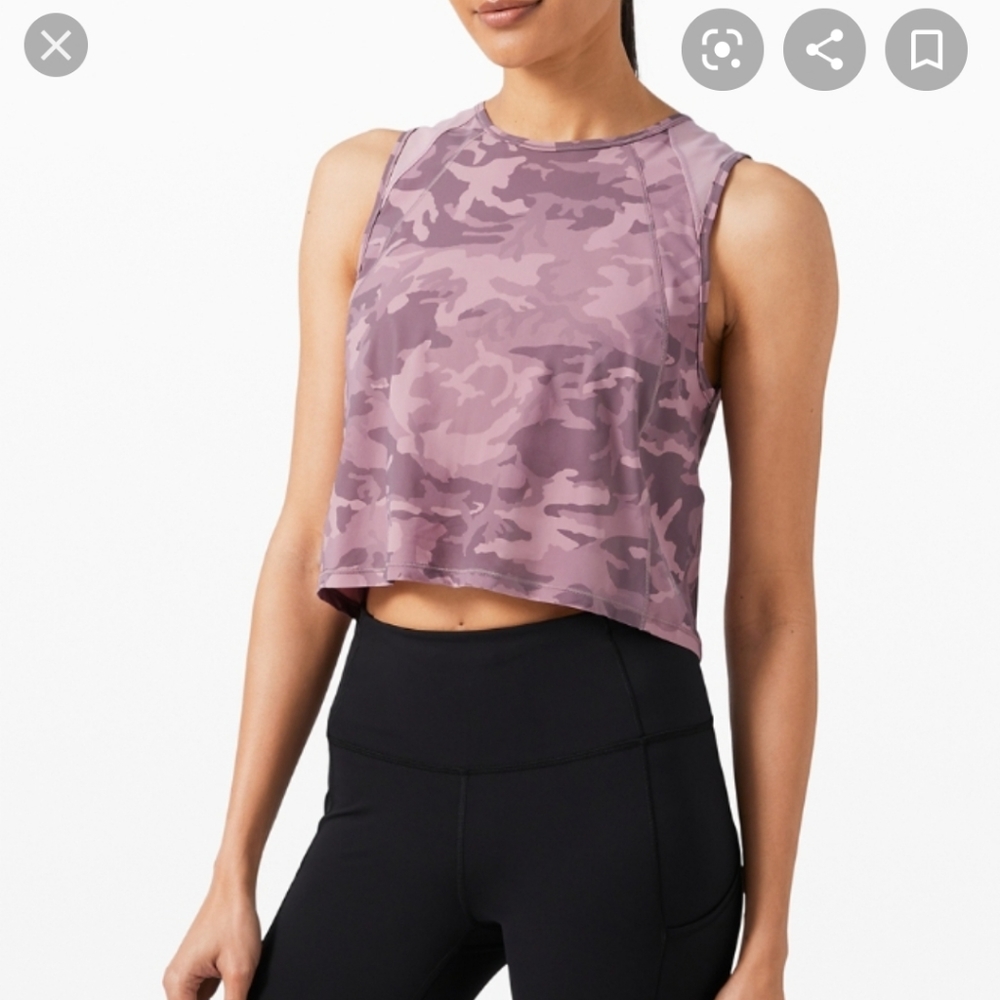 Lululemon Sculpt Crop Tank